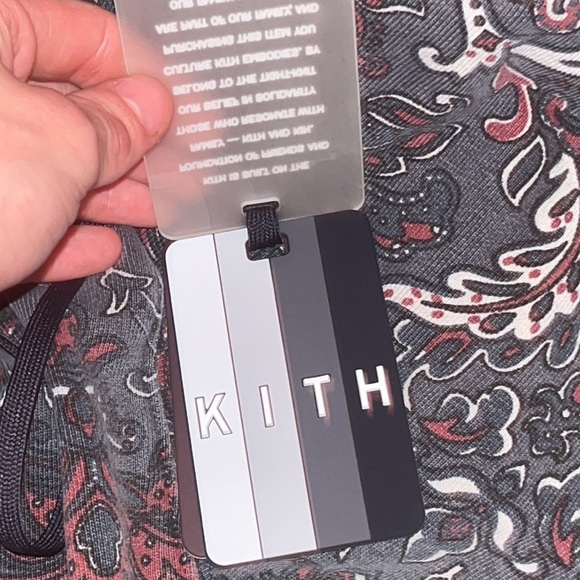 Kith Printed Fleece Williams III Hoodie Navy/Floral - Picture 6 of 7